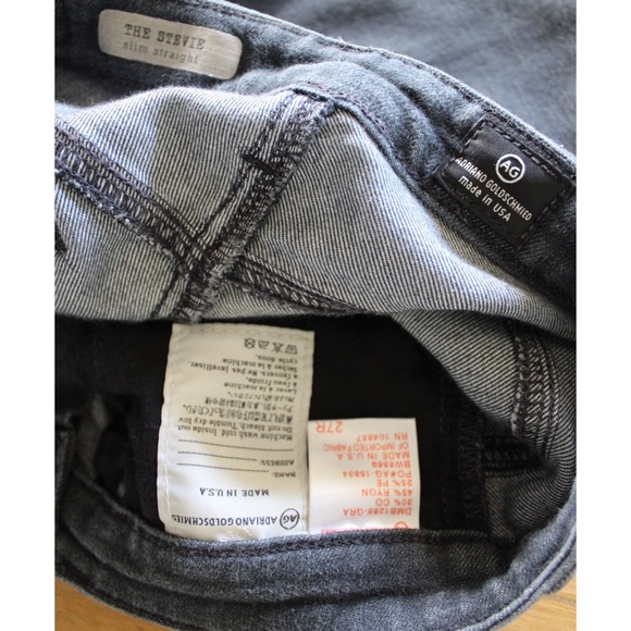 AG The Stevie Slim Straight Jean Preowned 27 4 - Picture 8 of 8